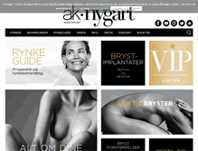 Tablet Screenshot of nygart.dk